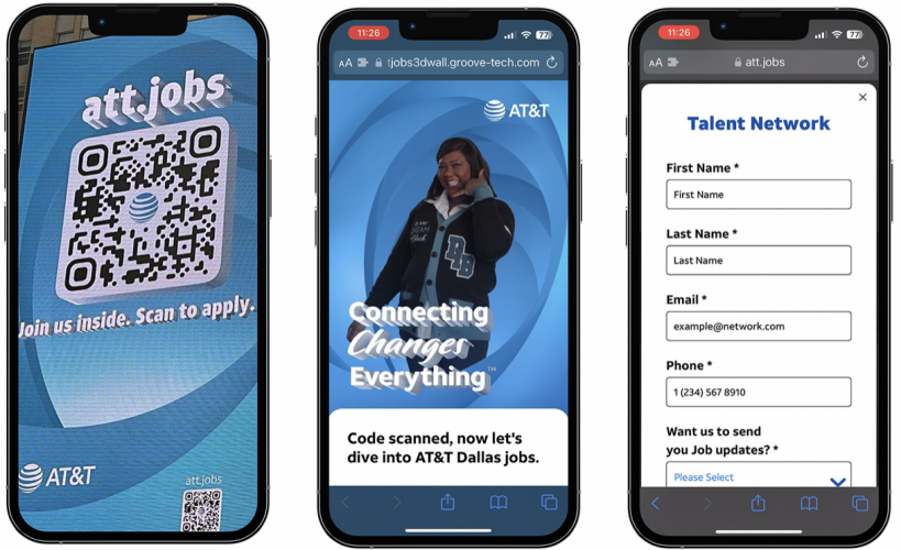 AT&T’s 3D Anamorphic Billboard for Recruiting Talent screenshot 1