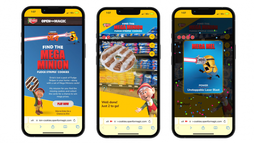 Keebler’s Minion Augmented Reality Fudge Stripe Cookie Quest screenshot 2