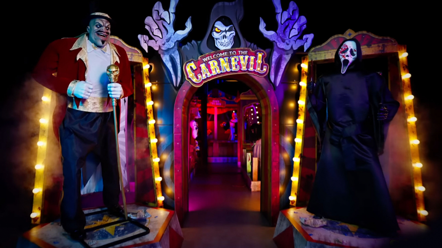 Spirit Halloween In-Store “Carnevil” Fun House Hologram Mirrors screenshot 4
