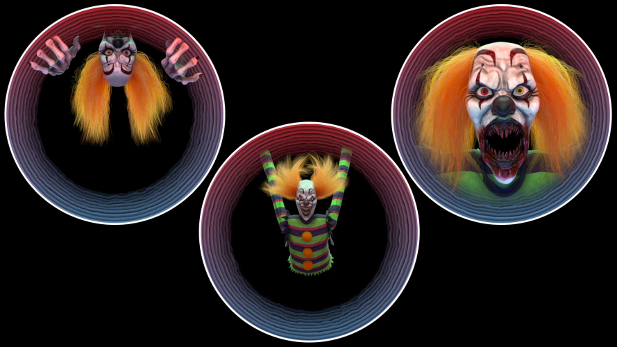 Spirit Halloween In-Store “Carnevil” Fun House Hologram Mirrors screenshot 3