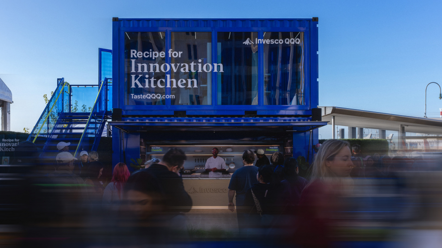 AI Recipe App and Touch Screen Interactions for Invesco QQQ at the NYCWFF Event screenshot 2