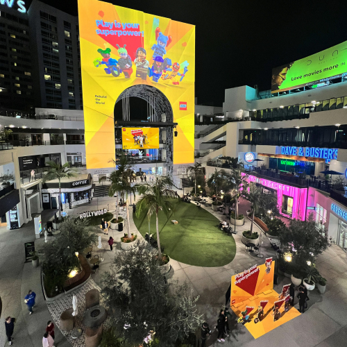 LEGO “Play Is Your Superpower” New York City and Los Angeles Projection Mapping Campaign screenshot 2