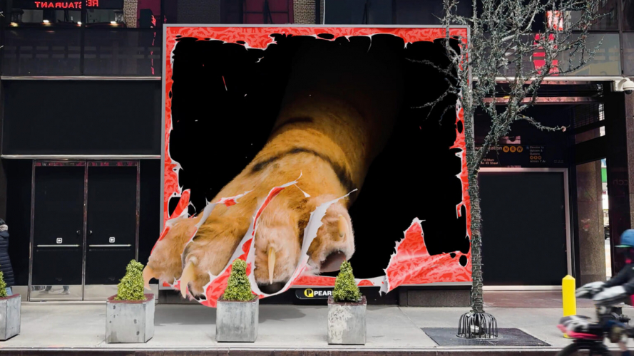 Faux Out of Home Campaign launch for Humane World for Animals  screenshot 3