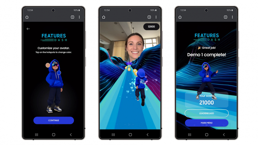 Elevating Training with AR: Top Tech Organization’s New Phone to Life with an Interactive WebAR Experience screenshot 1