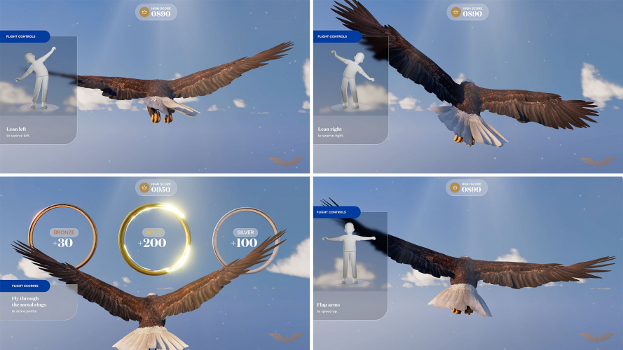 Princess Cruises’ Alaska-Themed Interactive Flight Simulation Game Experience screenshot 2