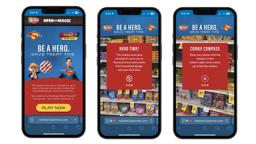 Bringing Superhero Magic to Life with Keebler and WebAR Game screenshot 2