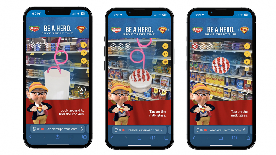 Bringing Superhero Magic to Life with Keebler and WebAR Game screenshot 1
