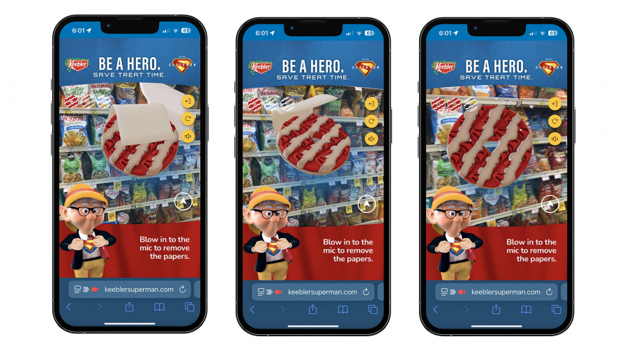 Bringing Superhero Magic to Life with Keebler and WebAR Game screenshot 3