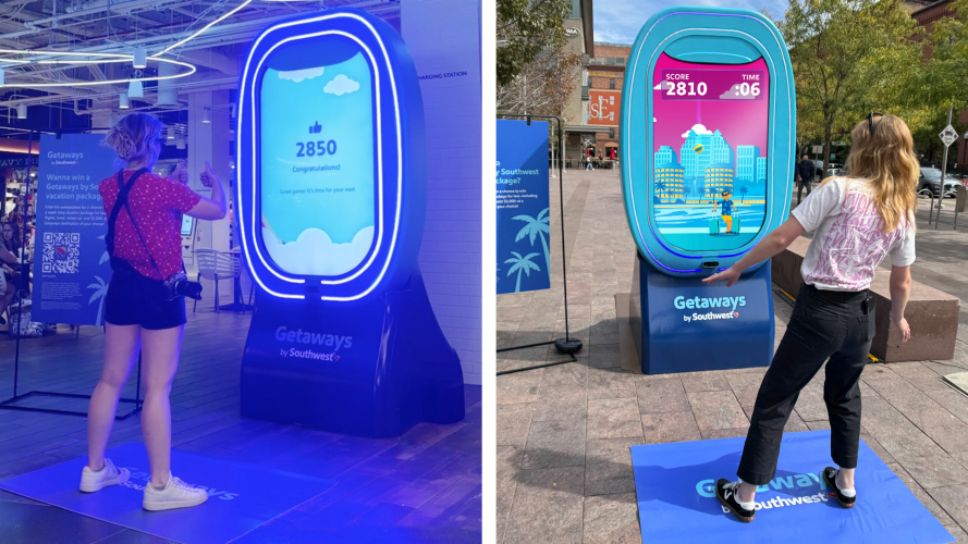Southwest Airlines Getaway Vacations Activation – Computer Vision Powered Game screenshot 3