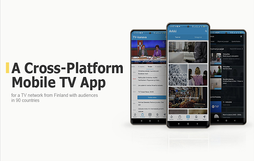 A Cross-Platform Mobile App for TV Streaming screenshot 1