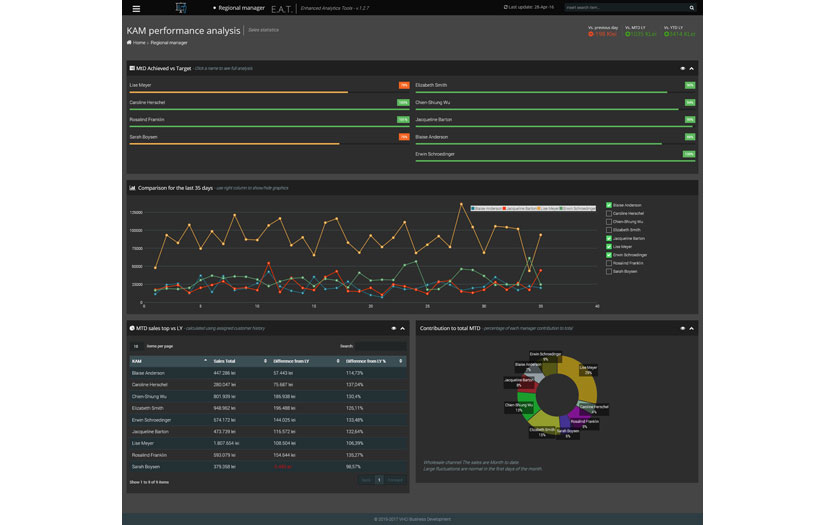Enhanced Analitycs Tools (BI Dashboard for a distribution company) screenshot 3
