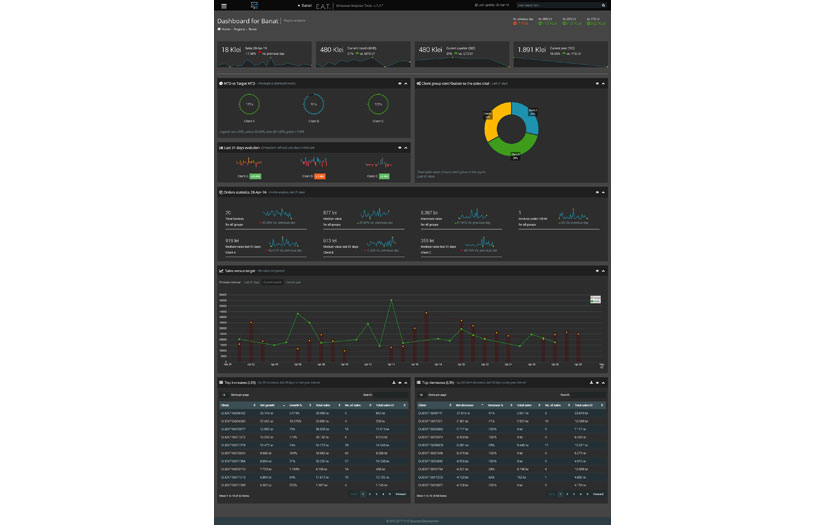 Enhanced Analitycs Tools (BI Dashboard for a distribution company) screenshot 2