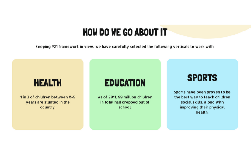 Website Design & Development for Bucket List, a non-profit organisation for children screenshot 4