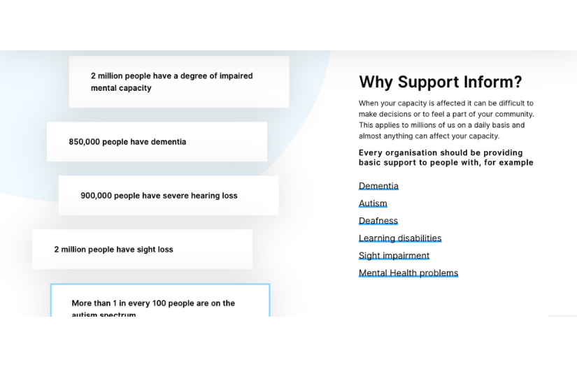 Branding & website design for Support Inform screenshot 3