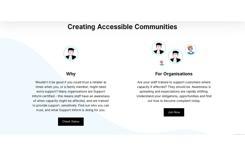 Branding & website design for Support Inform screenshot 4