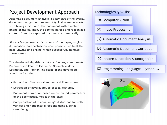 Mobile Scanning Solution for Document Analysis and Recognition screenshot 3
