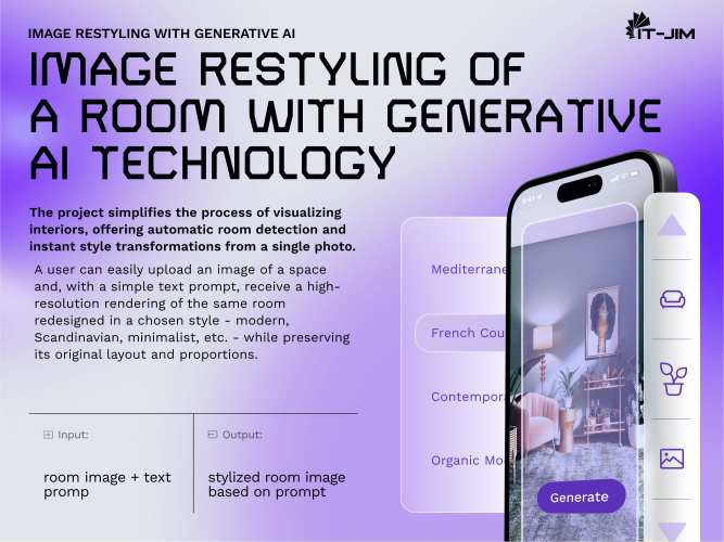 Image Restyling of a Room with Generative AI Technology screenshot 3