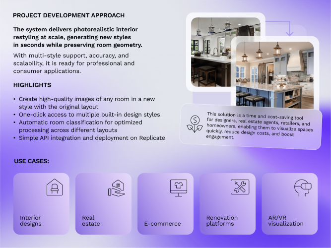 Image Restyling of a Room with Generative AI Technology screenshot 1