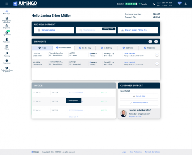 Shipping Aggregation Platform screenshot 2