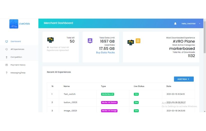 LiveOrbis screenshot 1