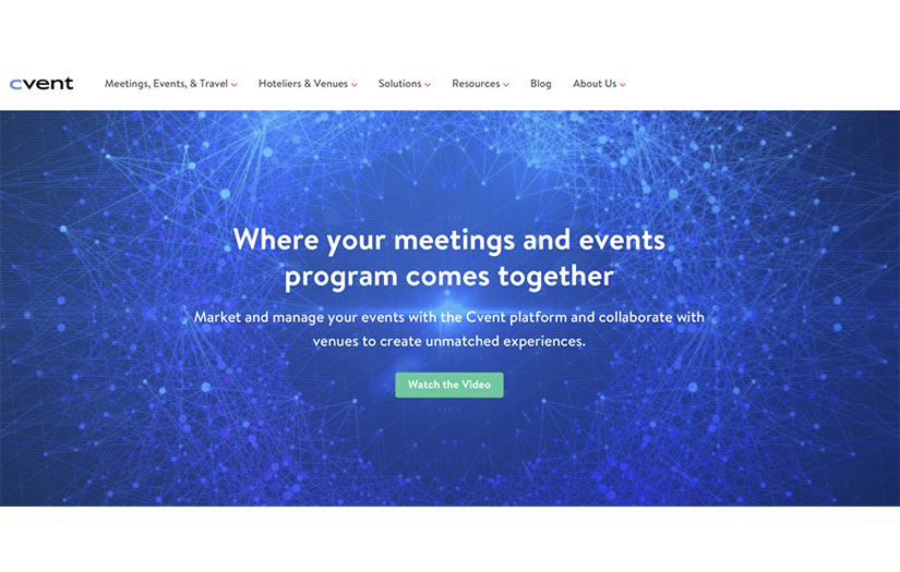 Cvent is the world's largest meeting management technology company screenshot 1
