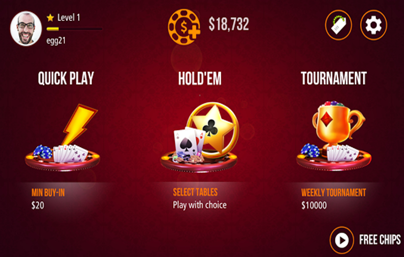 Miiny Poker- Texas Holdem screenshot 1