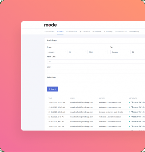 Mode App screenshot 3