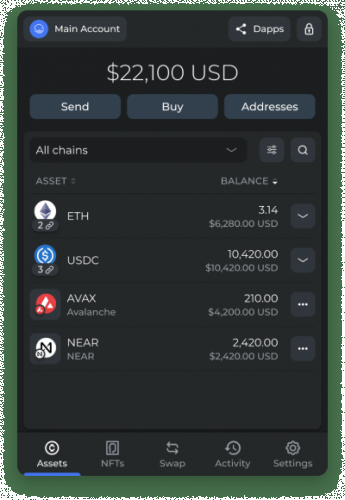 DEFI Wallet screenshot 3