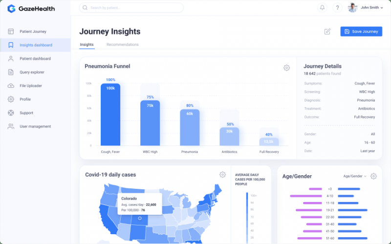 Healthcare platform screenshot 4