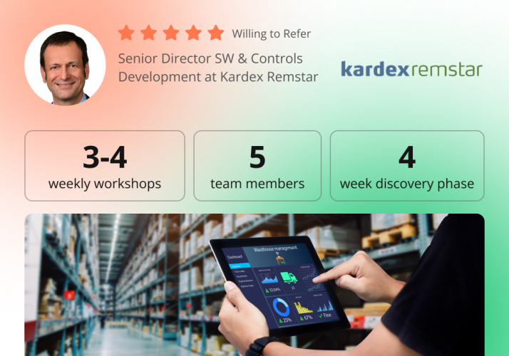 Discovery Phase for an Intralogistics Provider screenshot 1