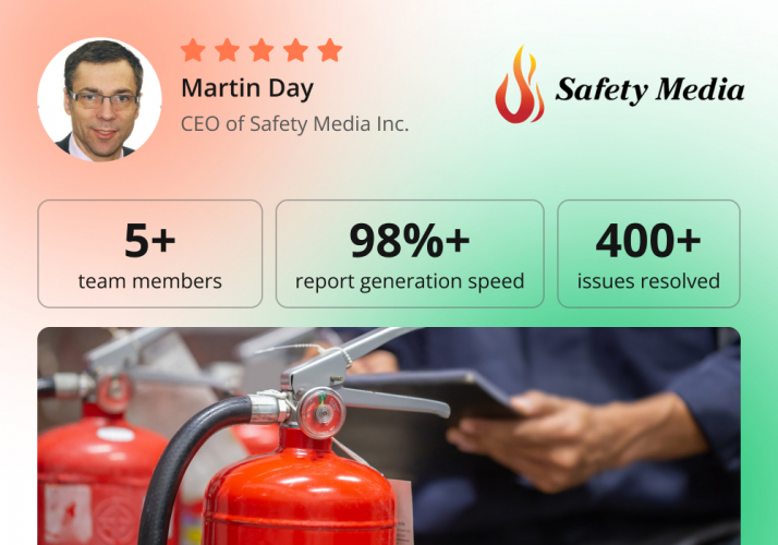 Web Development for Canadian Fire Safety Company screenshot 1