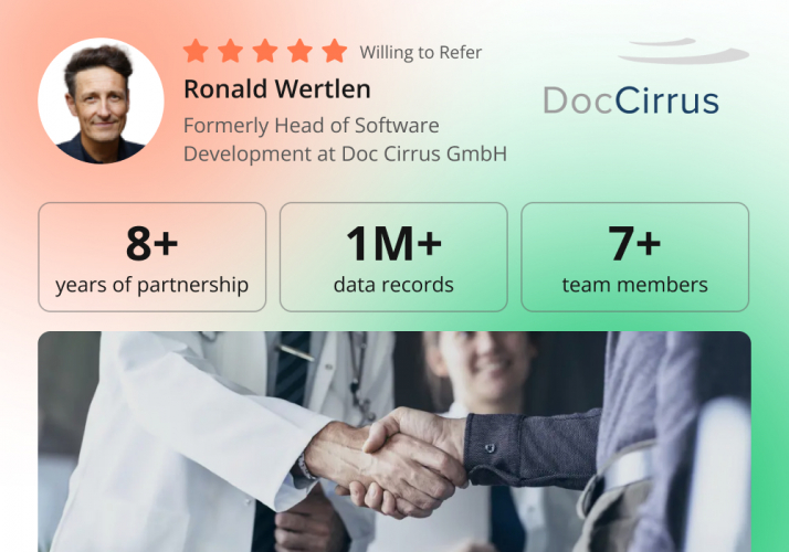 Secure Medical Portal for German HealthTech Leader screenshot 1