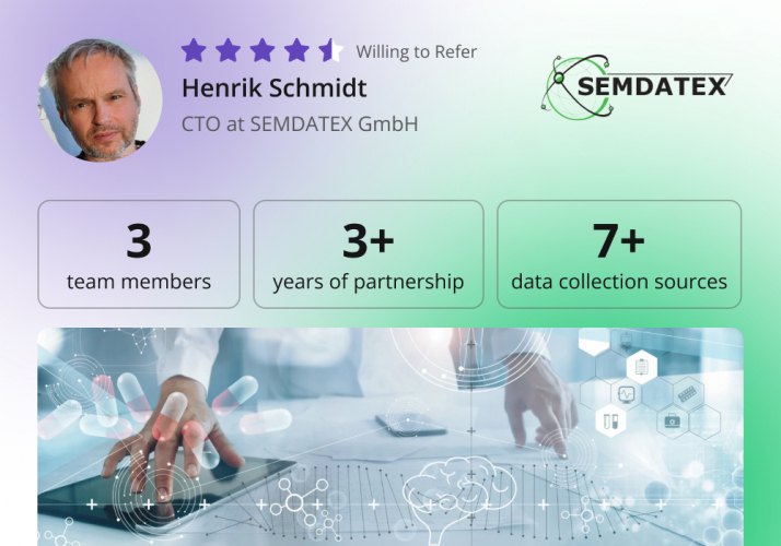 Patient Monitoring Platform for HealthTech Company screenshot 1