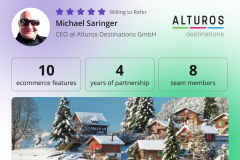 Ecommerce Platform for the Tourism Tech Supplier