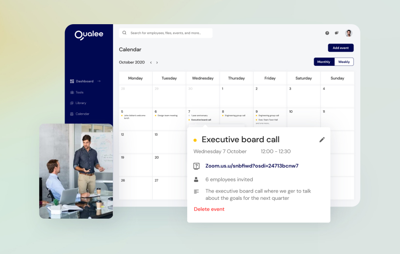 Qualee - Employee Onboarding & Engagement Platform screenshot 2