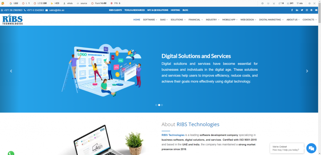 RIBS TECHNOLOGIES screenshot 1