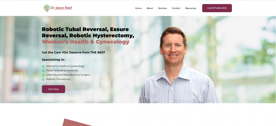 Doctor Jason Neef | Best Robotic Surgeon and OBGYN screenshot 1