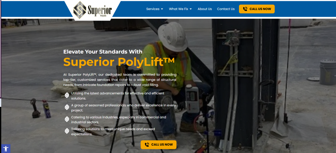 Superior PolyLift™ - Expert in Grouting & Geotechnical Engineering screenshot 1
