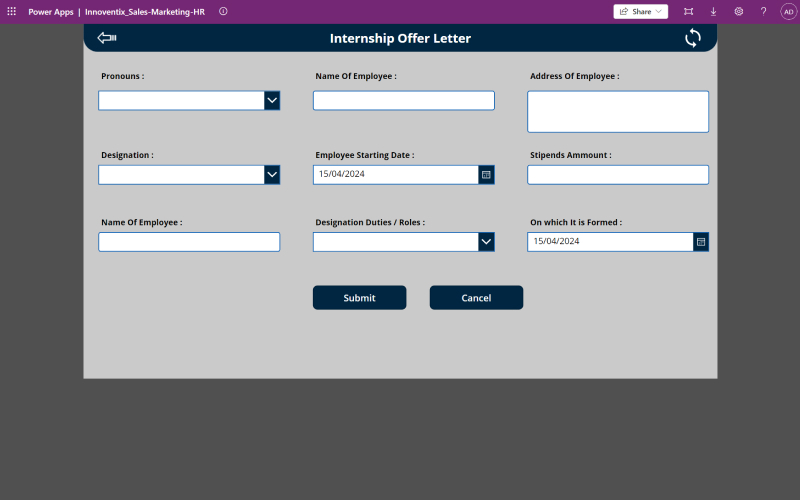 Proposal Automation Application  screenshot 3