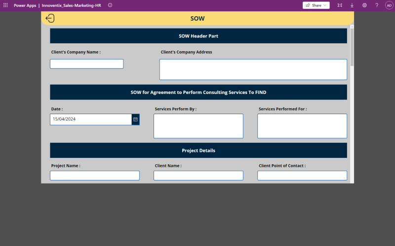 Proposal Automation Application  screenshot 4