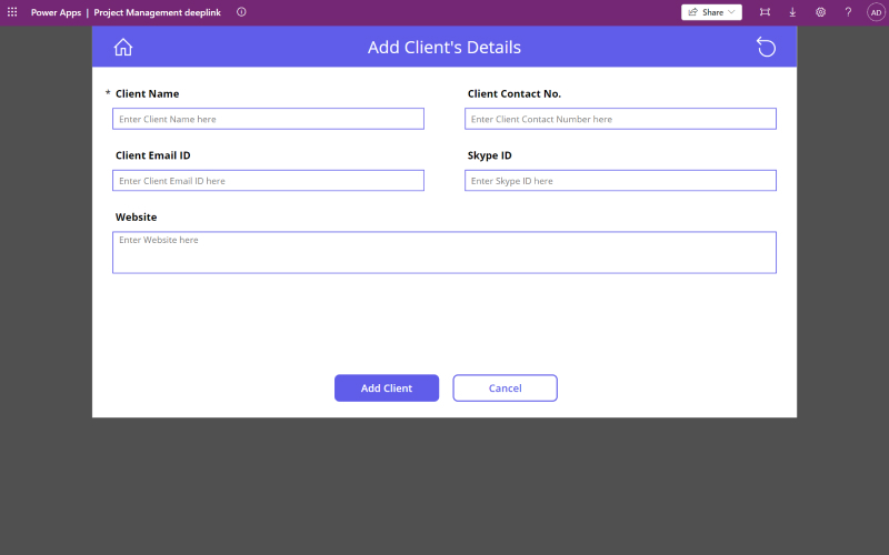 Project Management System screenshot 2