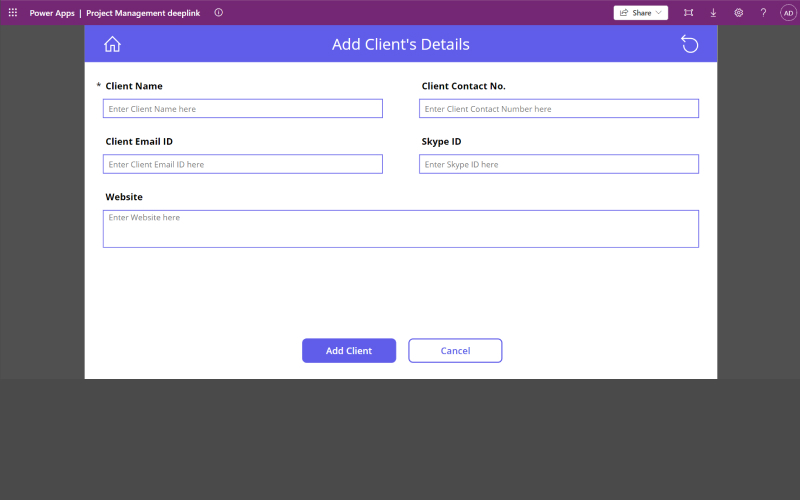 Project Management System screenshot 3