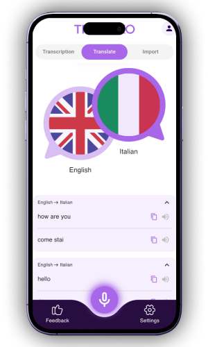 AI Live Translation App  screenshot 1