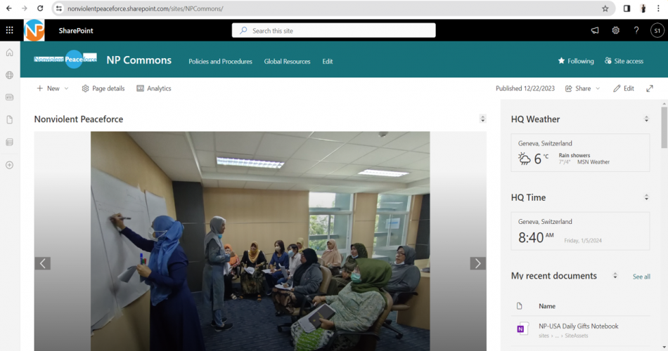 Nonviolent Peaceforce screenshot 1