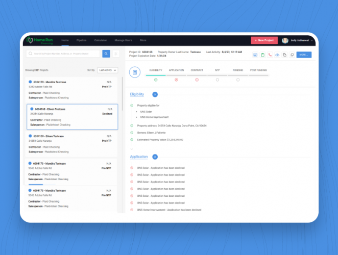 HomeRun Financing - FinTech Software Development screenshot 1
