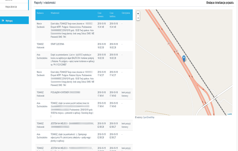 Balticon24 - transport management software screenshot 1