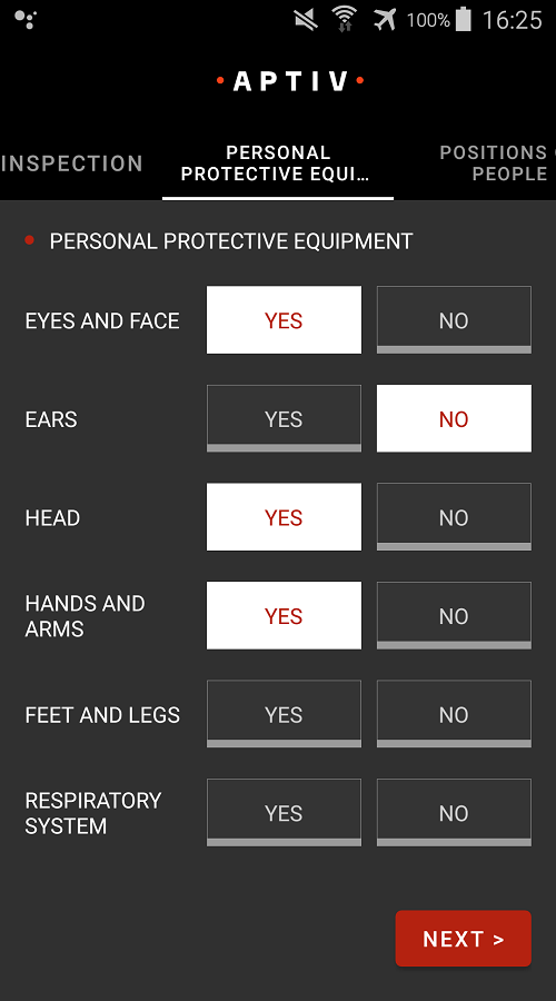 Aptiv BBS - software for handling near misses screenshot 1