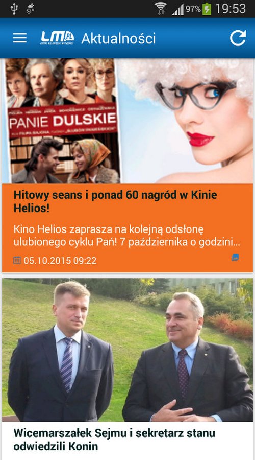 LM.pl - local news app screenshot 1