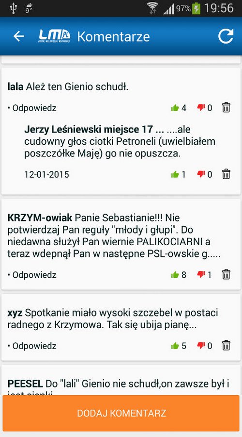 LM.pl - local news app screenshot 3