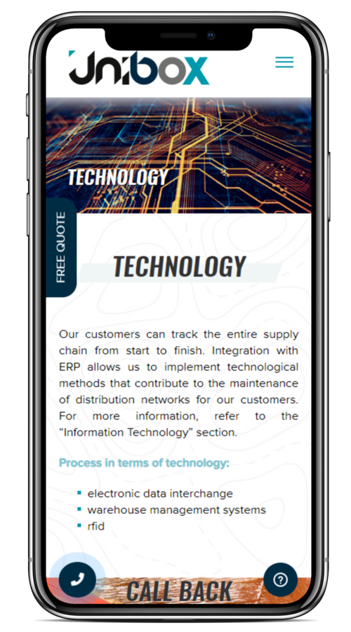 UniboxWarehouse Inc screenshot 2